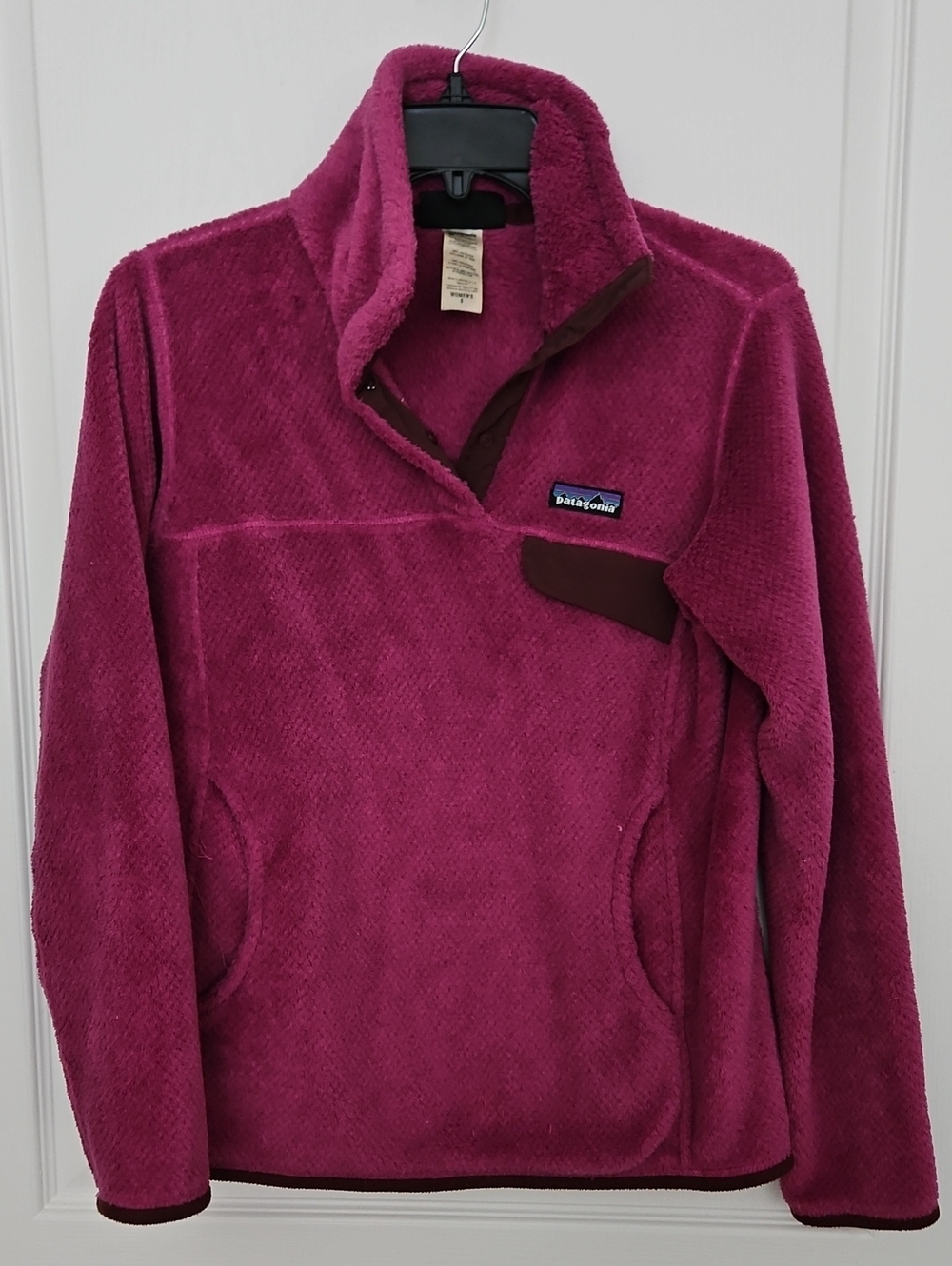 Patagonia Women's Fleece Pullover - Raspberry Pink, Small